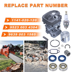 Hyceker bearings and seals arranged to display included components for a full rebuild