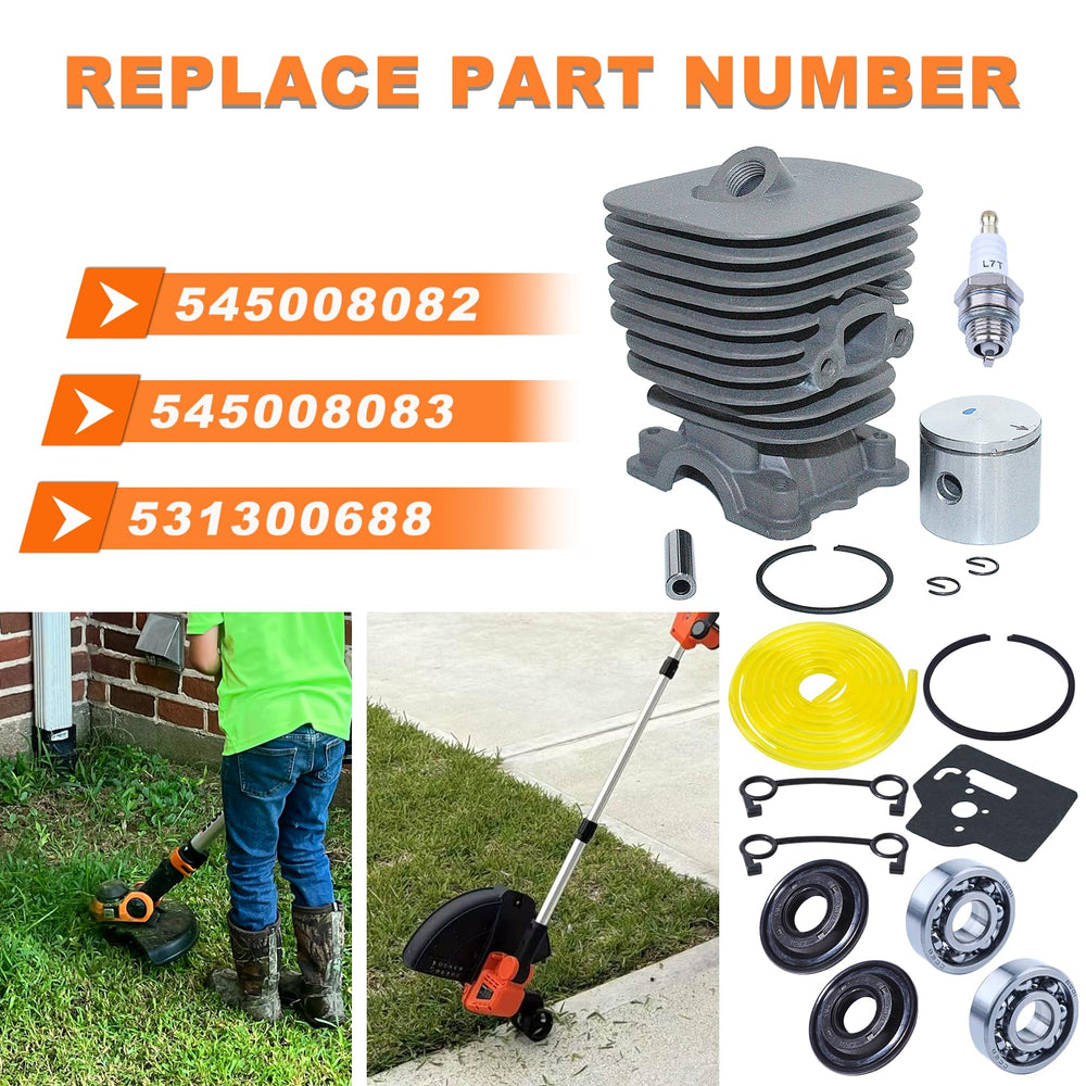 Hyceker layout of gaskets and seals organized for fast top-end rebuild and leak prevention
