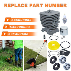 Hyceker layout of gaskets and seals organized for fast top-end rebuild and leak prevention