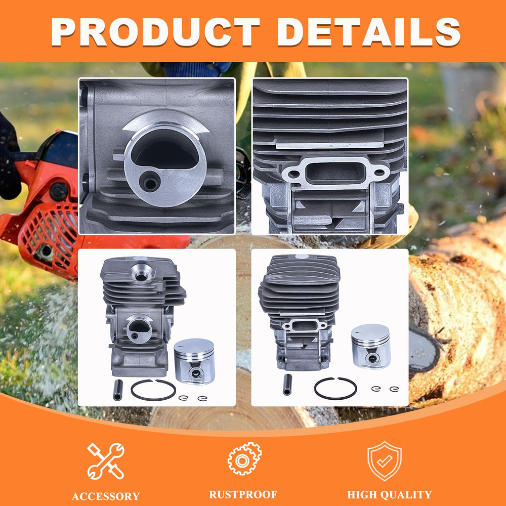 Hyceker cylinder installed on a Stihl engine demonstrating fit for visual confirmation