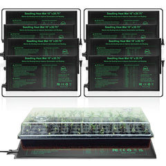 HYDGOOHO front view of heat mat showing compact tray fit and reliable warming