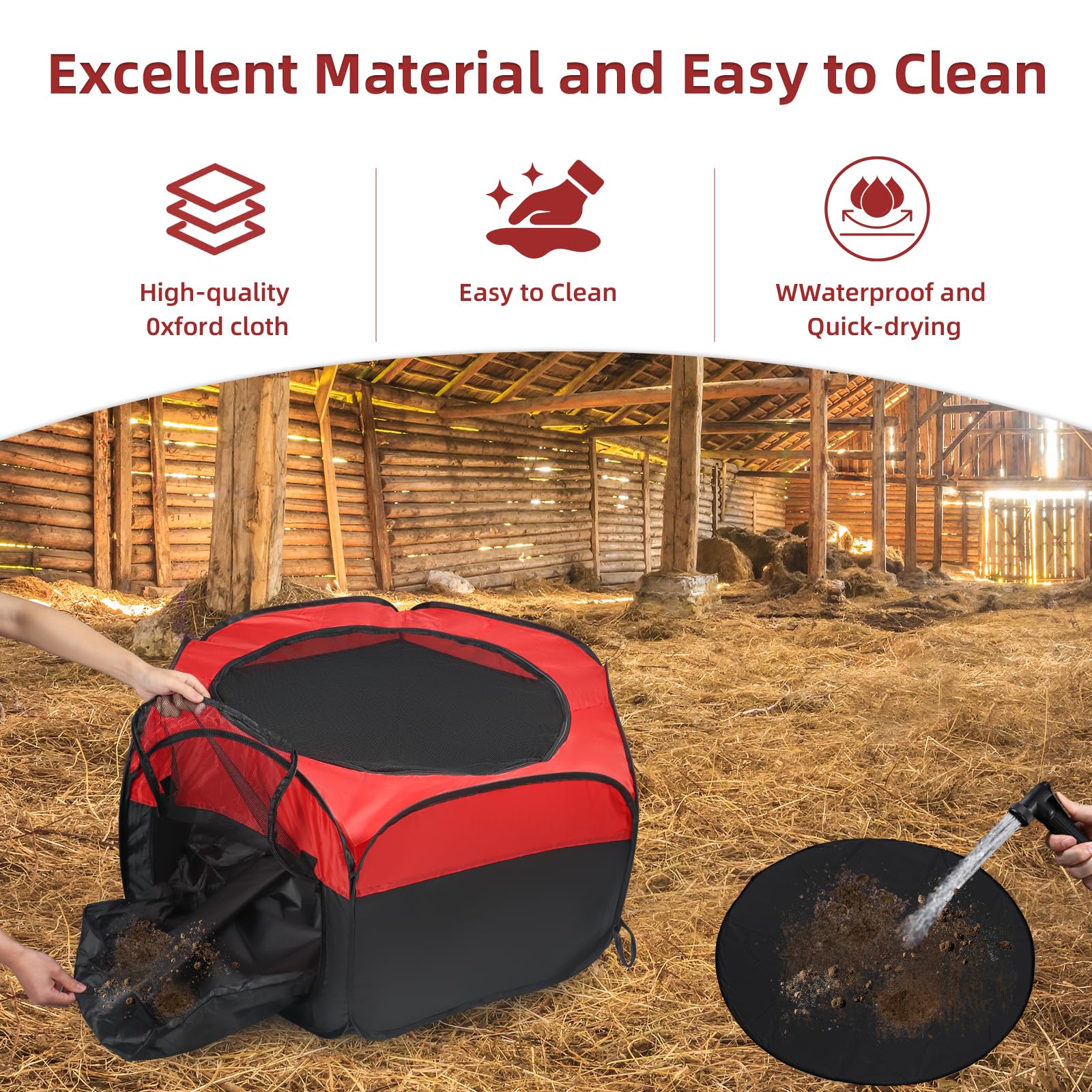 Hydralis feeder and waterer detail ensuring clean feeding and hydration