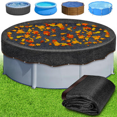 Hydream front view of 18ft leaf net cover showing product packaging and benefit protection