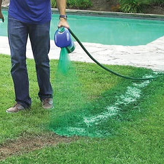 Hydro Mousse being sprayed from hose for fast spot repair benefit