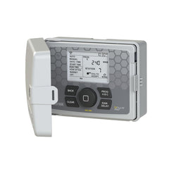 Hydro-Rain HRC 400 front panel showing display and dial for fast programming benefit