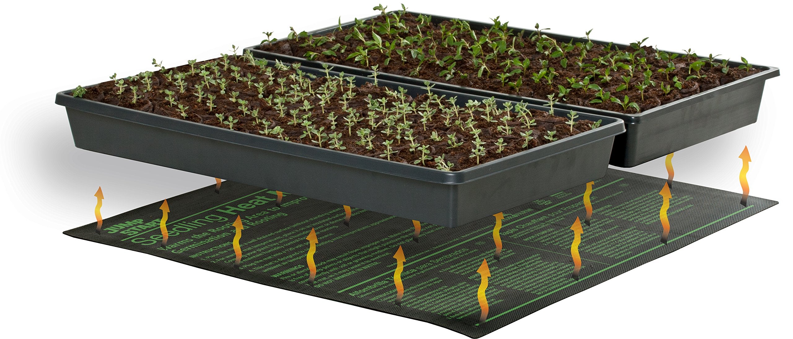 Hydrofarm printed tips on mat surface showing easy reference for planting success