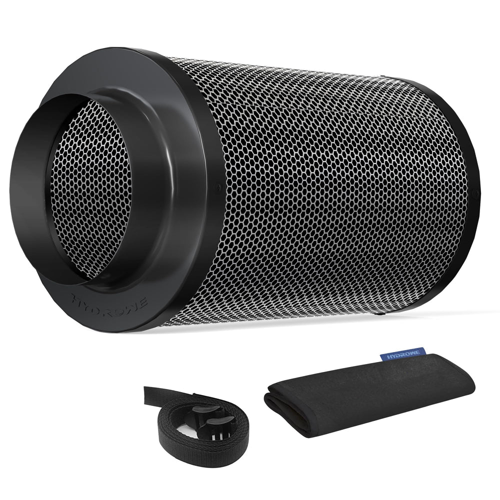 HYDROWE front view showing compact 6-inch filter and flange for easy installation