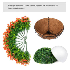 HyeFlora rattan-style planter detail highlighting woven finish and durable look