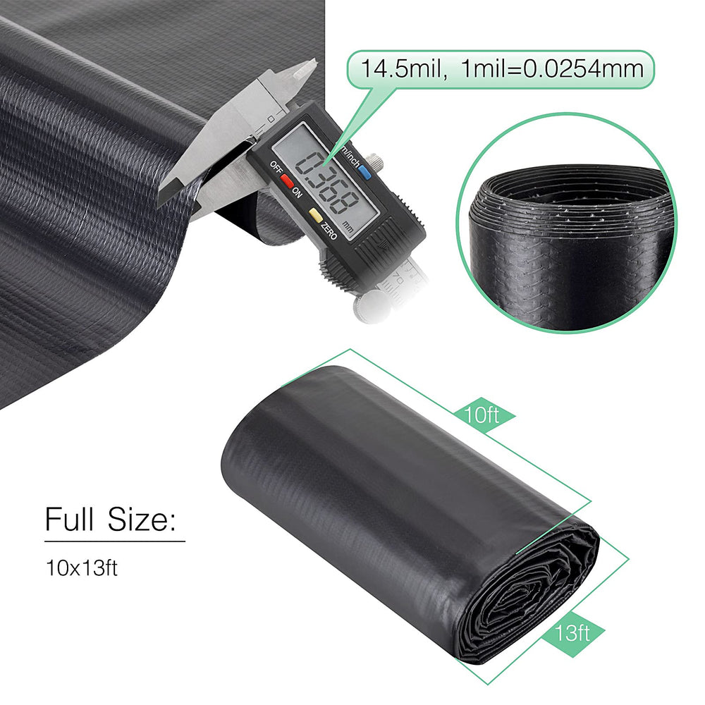 hygger folded liner for transport showing compact, portable storage benefit
