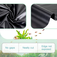 hygger installed pond overview illustrating smooth fit and aesthetic benefit