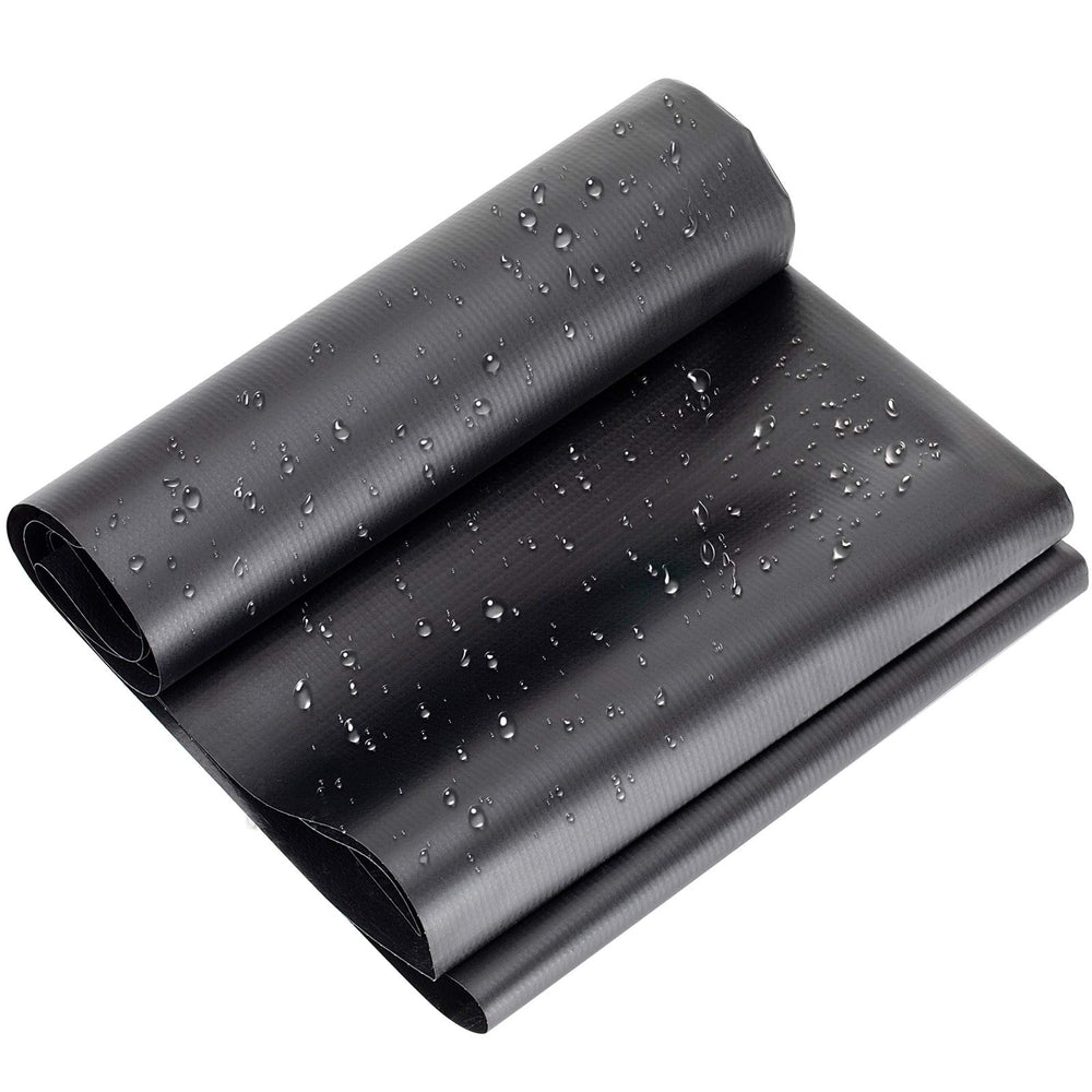 hygger pond liner unfolded showing full 7x10ft sheet for easy installation