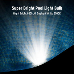 HYMIOR close-up of LED array showing high-lumen design for clearer pool lighting