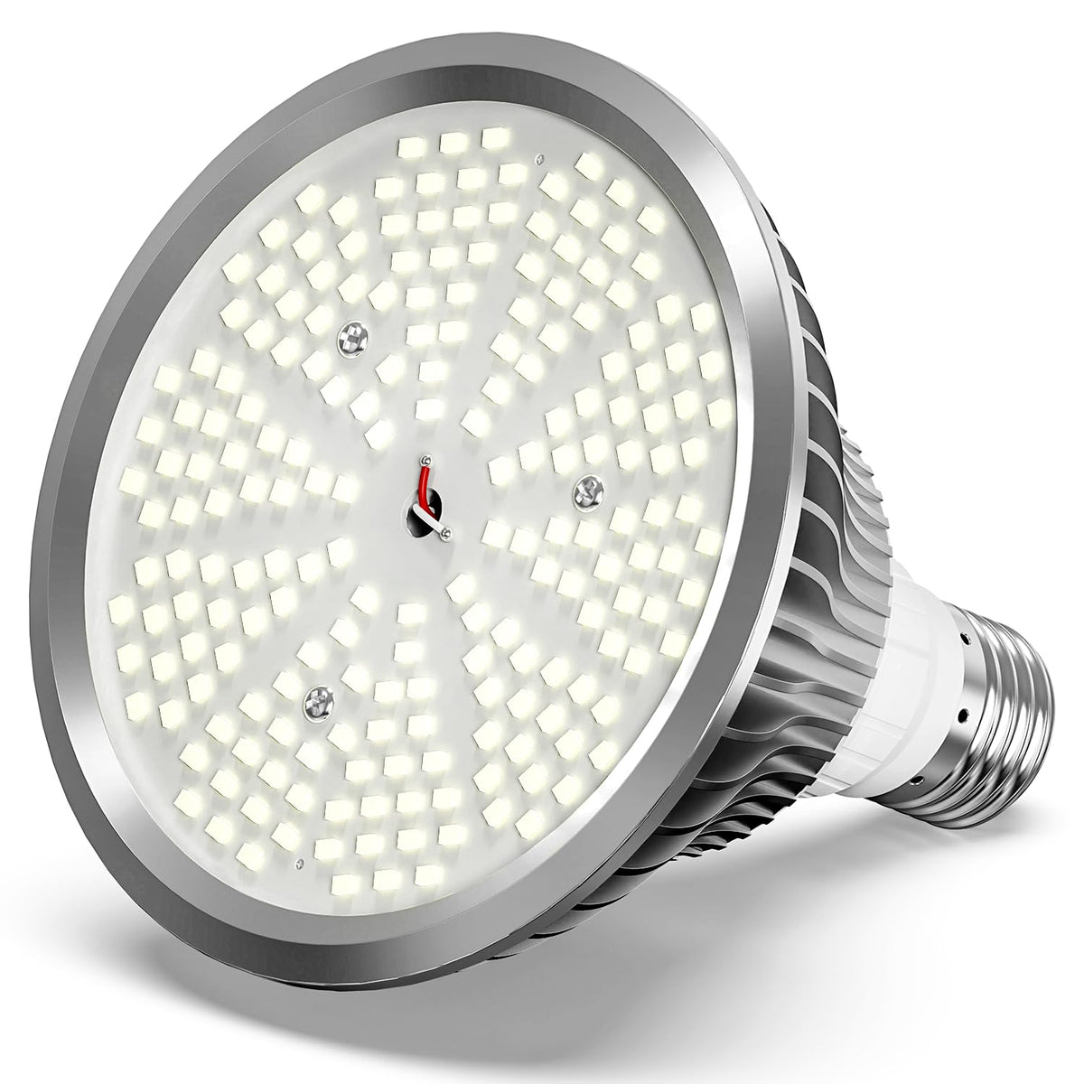 HYMIOR front view LED pool light showing durable housing and bright output benefit