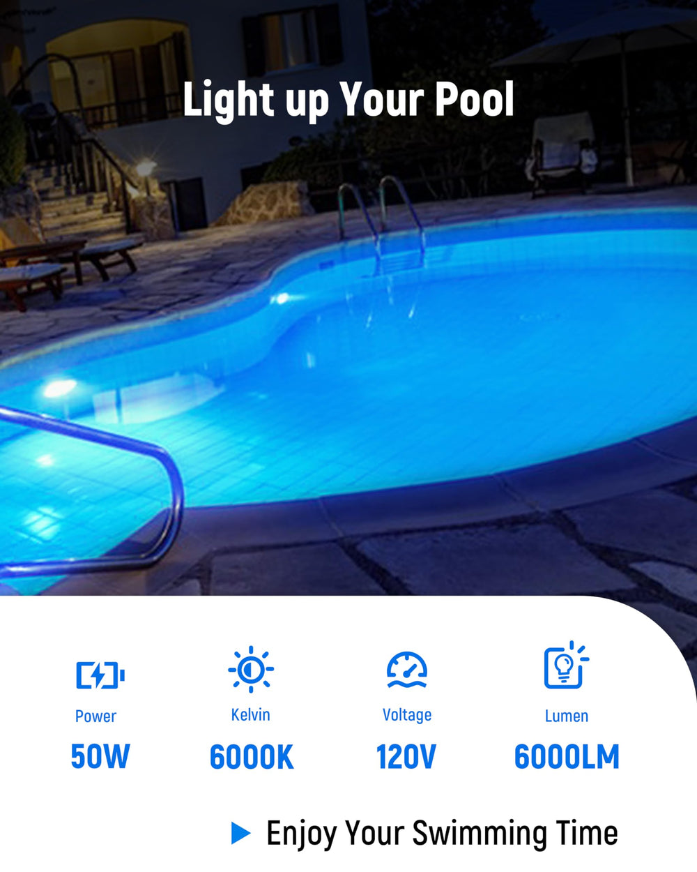 HYMIOR installed in pool fixture demonstrating easy retrofit and compatibility