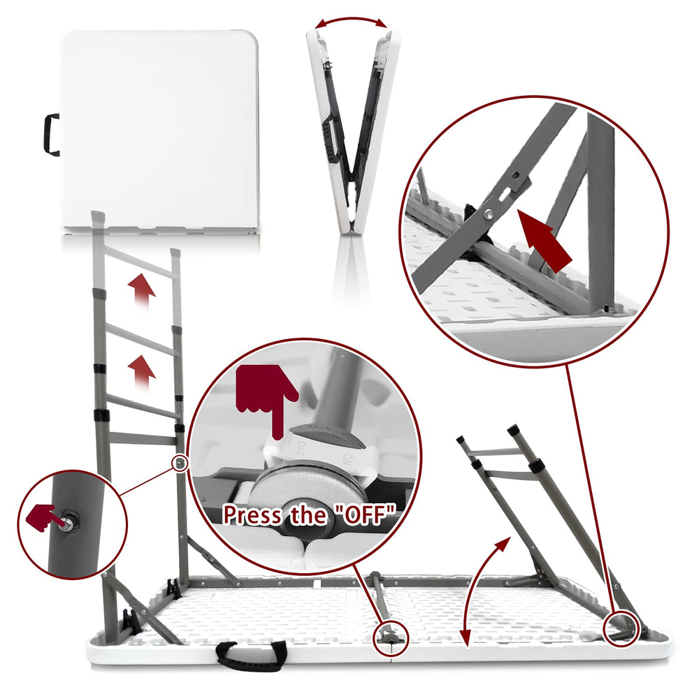 HYMnature table used as serving display highlighting durable load support