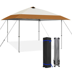 HYPER VENTURE front view showing full 13x13ft coverage and shaded area benefit