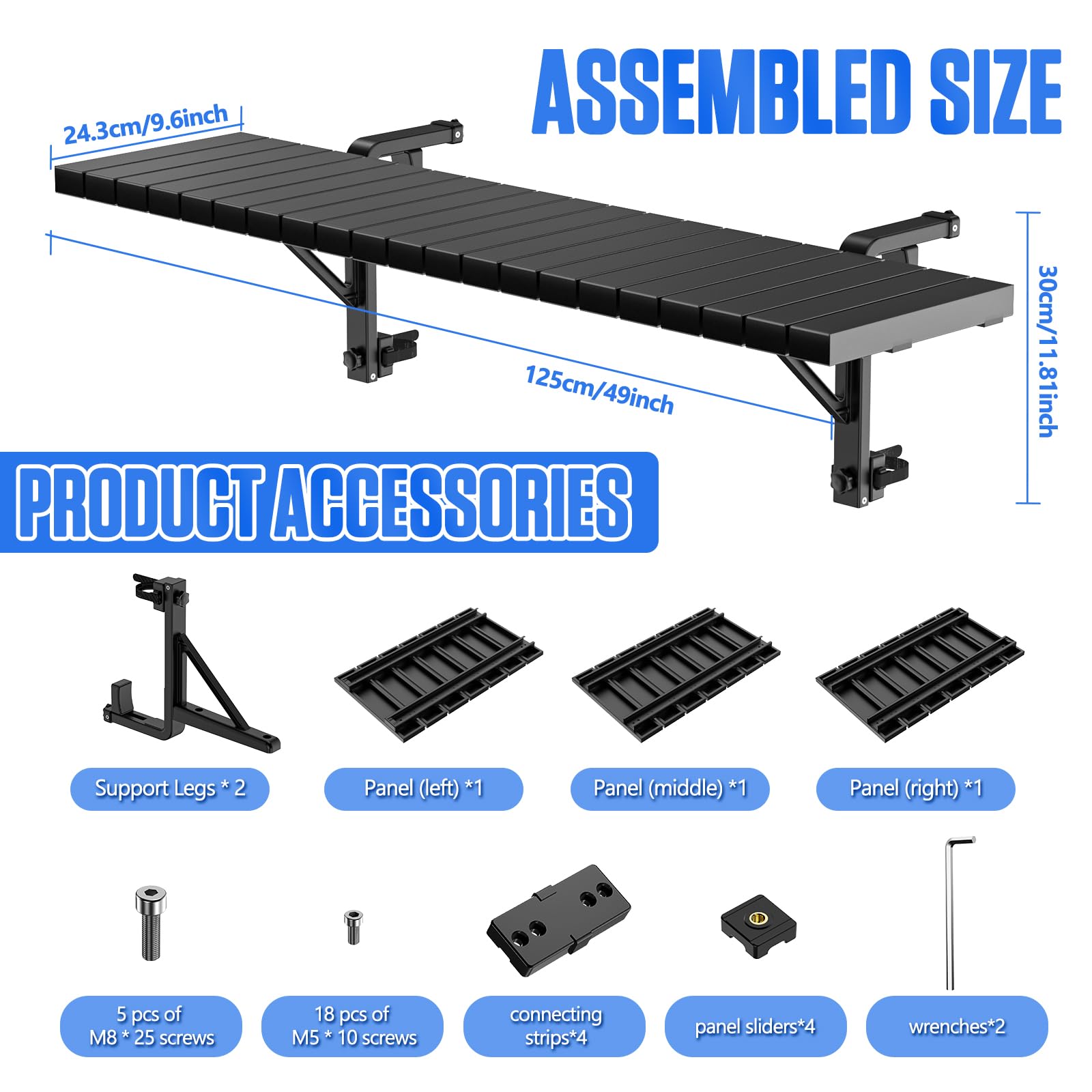 Hyperzoo packaging and instruction sheet for quick assembly and simple installation