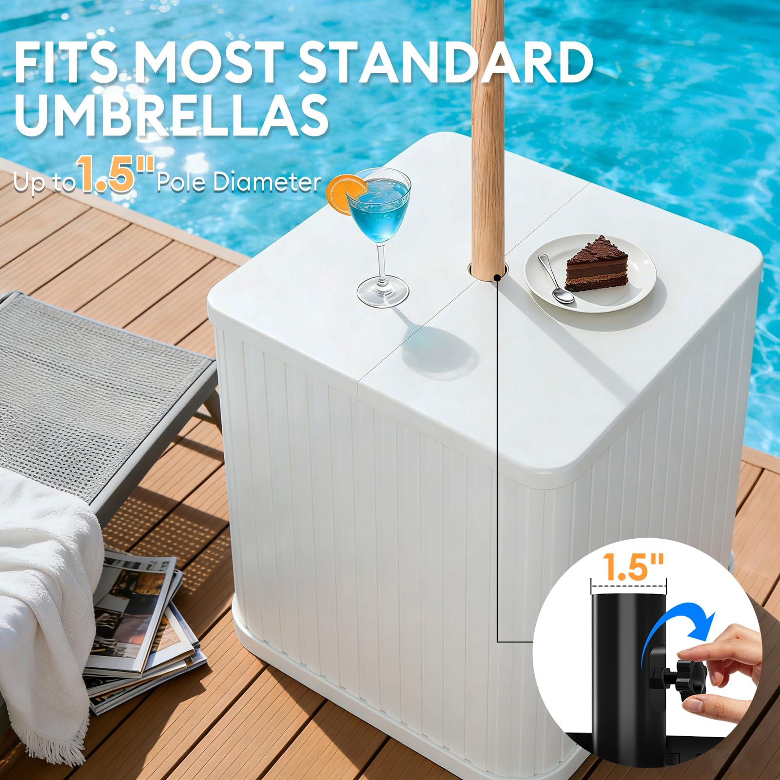 Hyperzoo textured weather-resistant finish highlighting durability and low maintenance