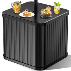 Hyperzoo front view of side table showing compact stable design and modern look