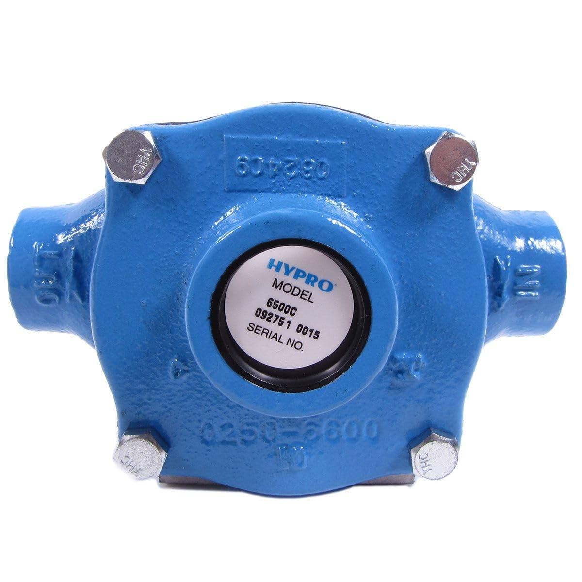 HYPRO size and 3/4" NPT ports comparison illustrating compact footprint and plumbing compatibility benefit