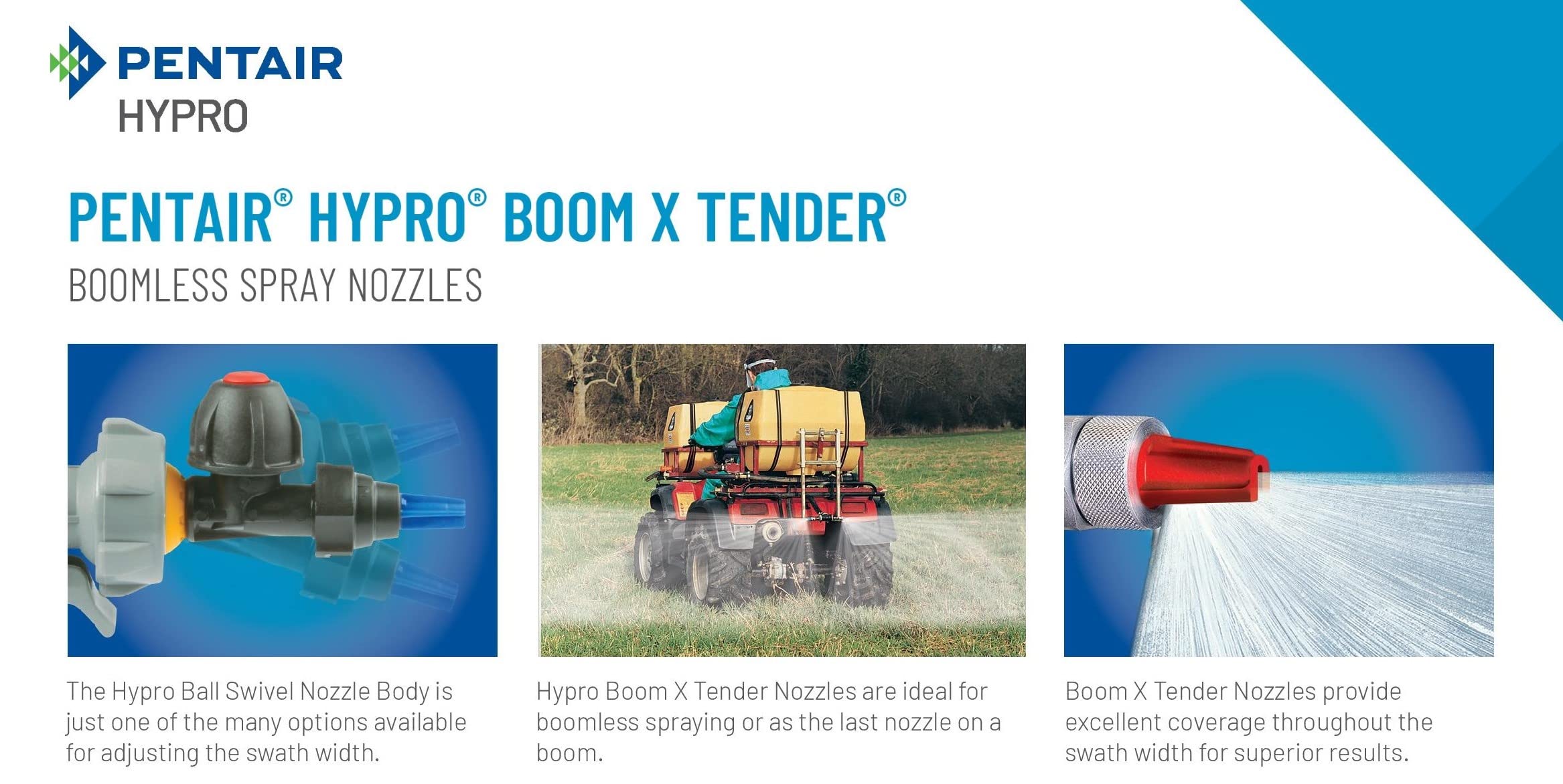 HYPRO XT024 mounted on boomless sprayer illustrating easy installation benefit