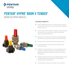 HYPRO XT024 nozzle tip close-up revealing chamber geometry for consistent droplets