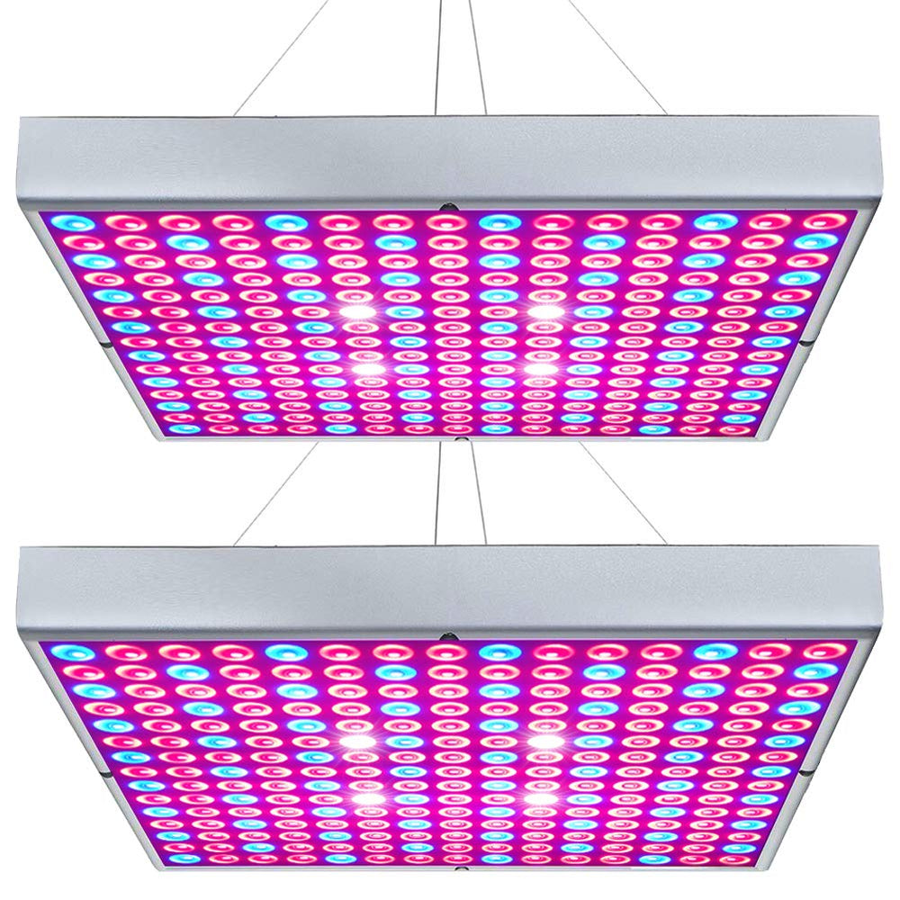 Hytekgro front panel showing 225 LEDs and balanced spectrum for healthy growth