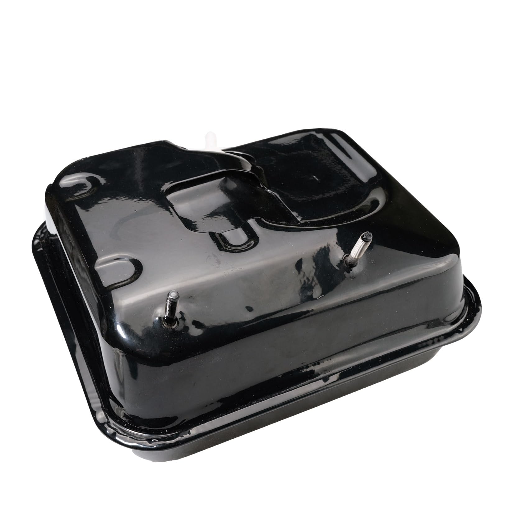 HZ fuel tank mounted on engine demonstrating correct fit on Briggs CR950 series for restored operation