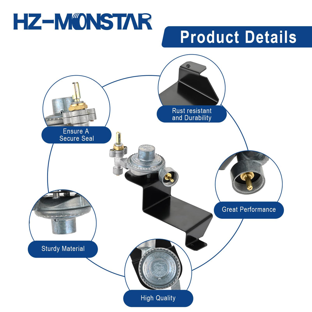 HZ-MONSTAR metal finish detail illustrating rust-resistant durable construction