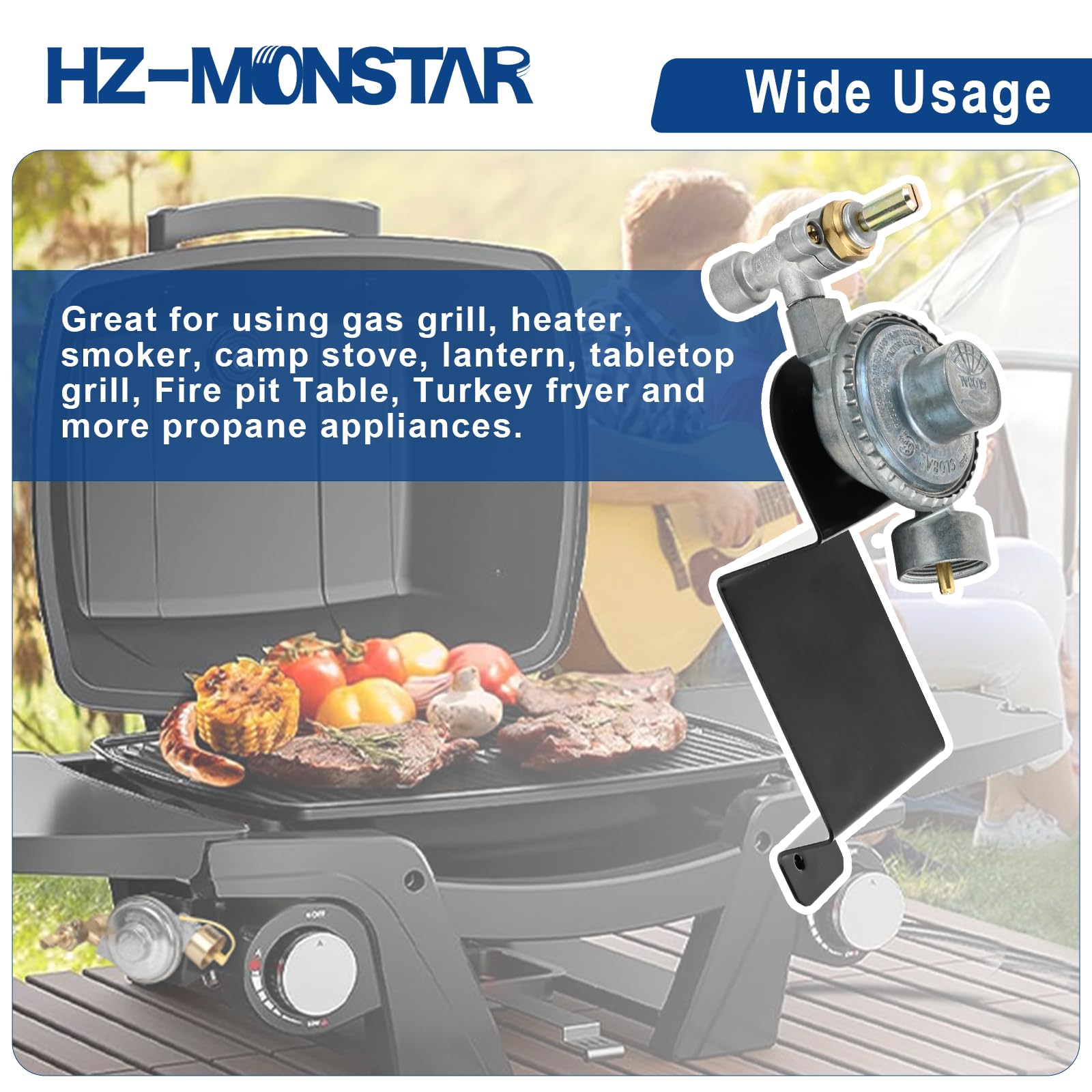HZ-MONSTAR side profile highlighting control knob clarity and easy adjustment
