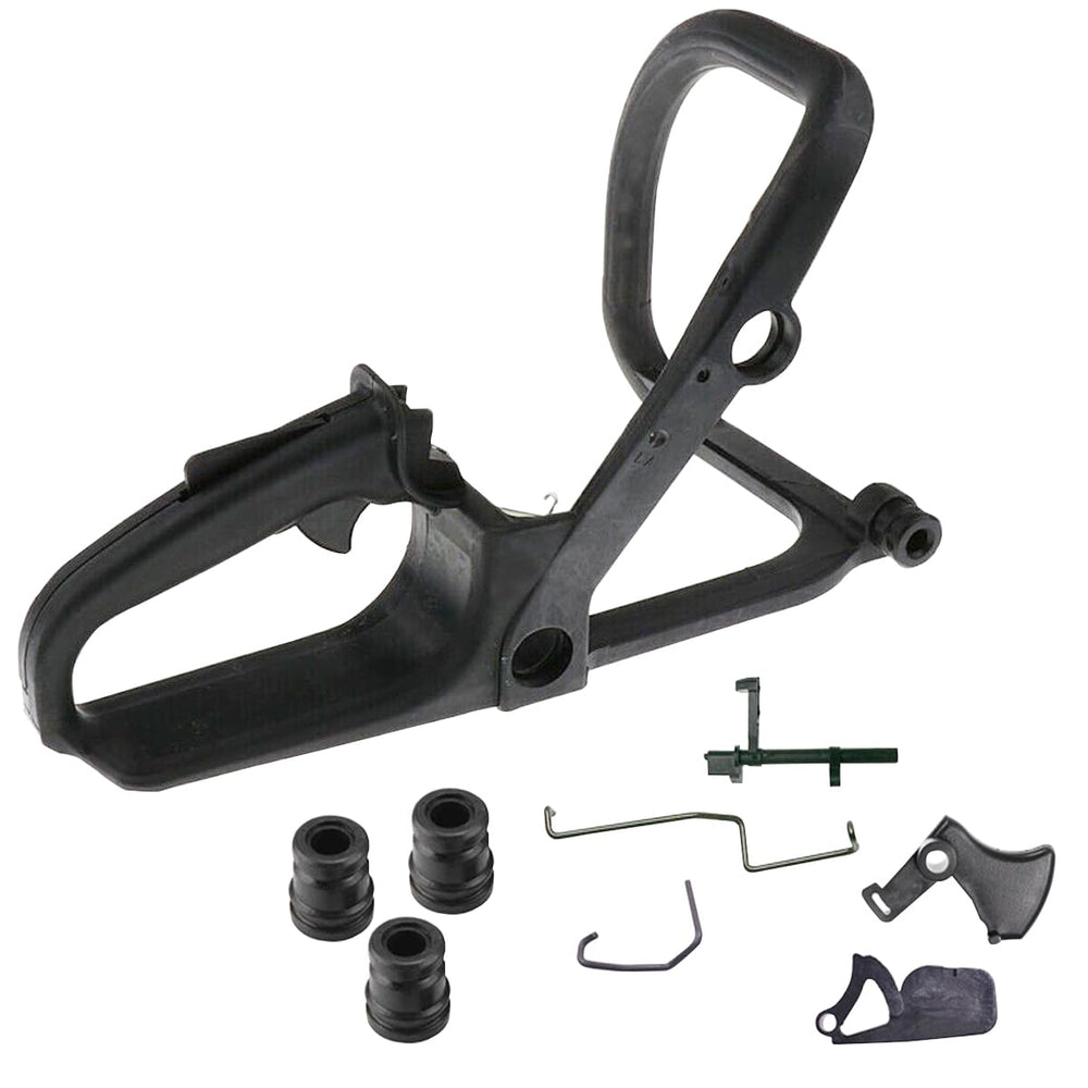 HZACHYX front handle assembly showing mounting points and improved grip