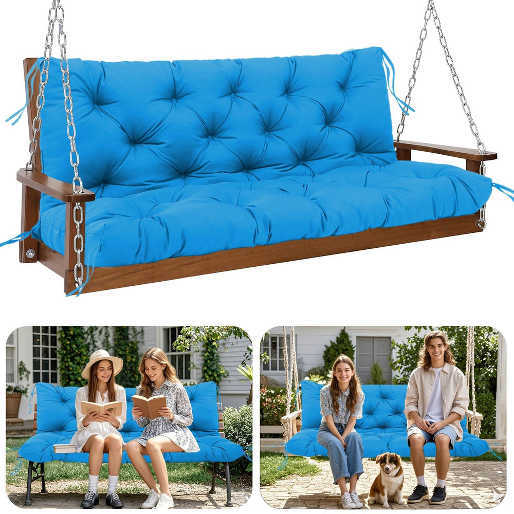 HZMGPCM front view of 60x40 swing cushion showing full coverage and neat seams
