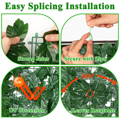 i COVER installed on wood fence providing immediate privacy and greenery