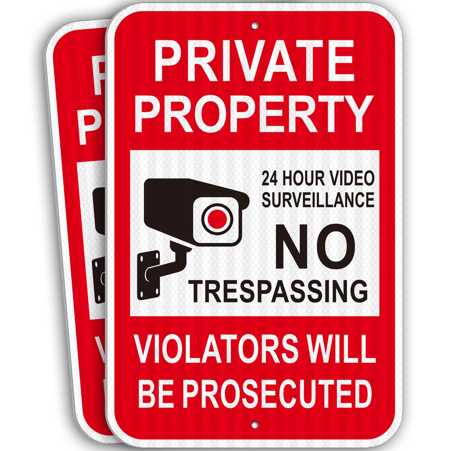 i-CowFun front view sign on fence showing clear private property warning