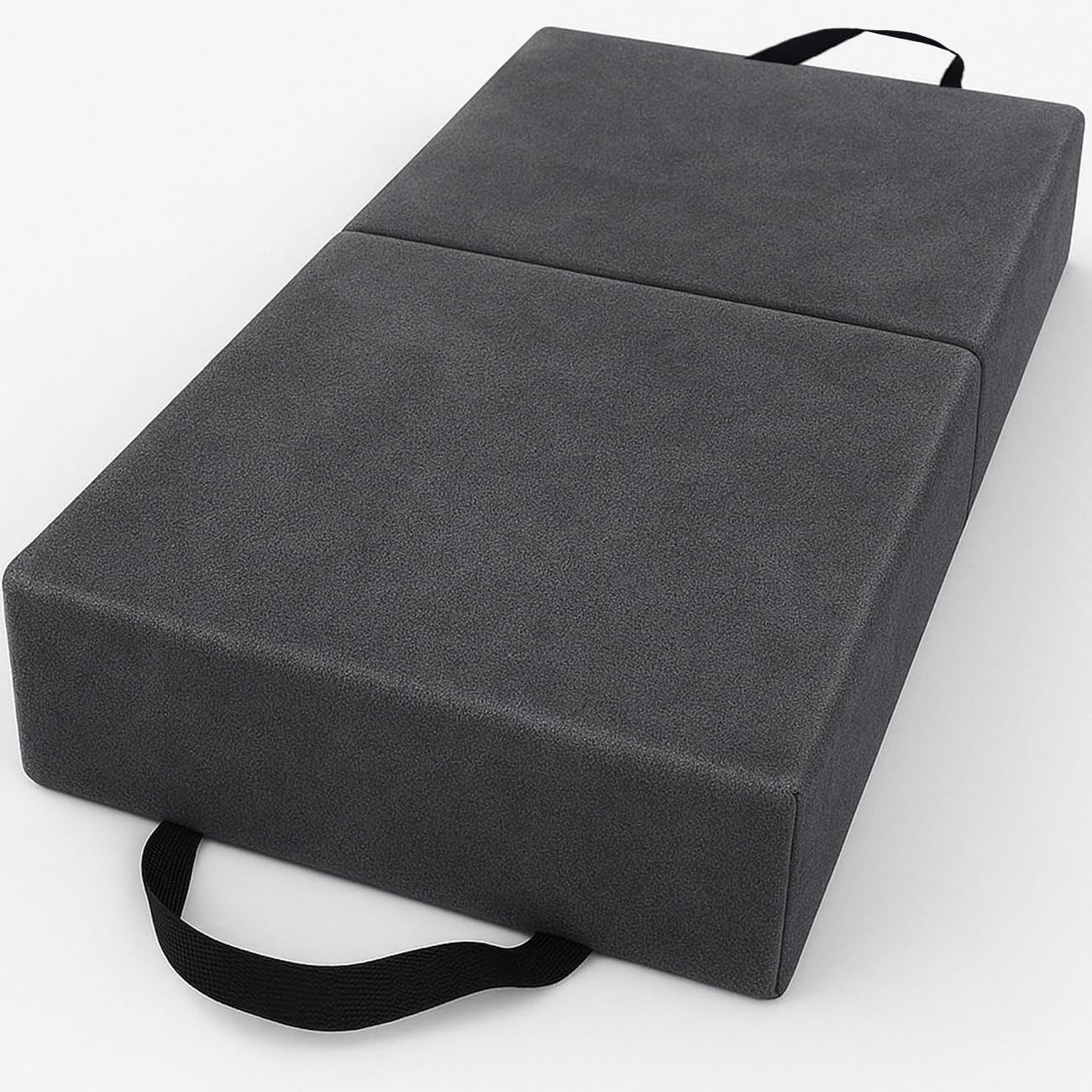 i frmmy front view of kneeling pad shows wide support and comfort