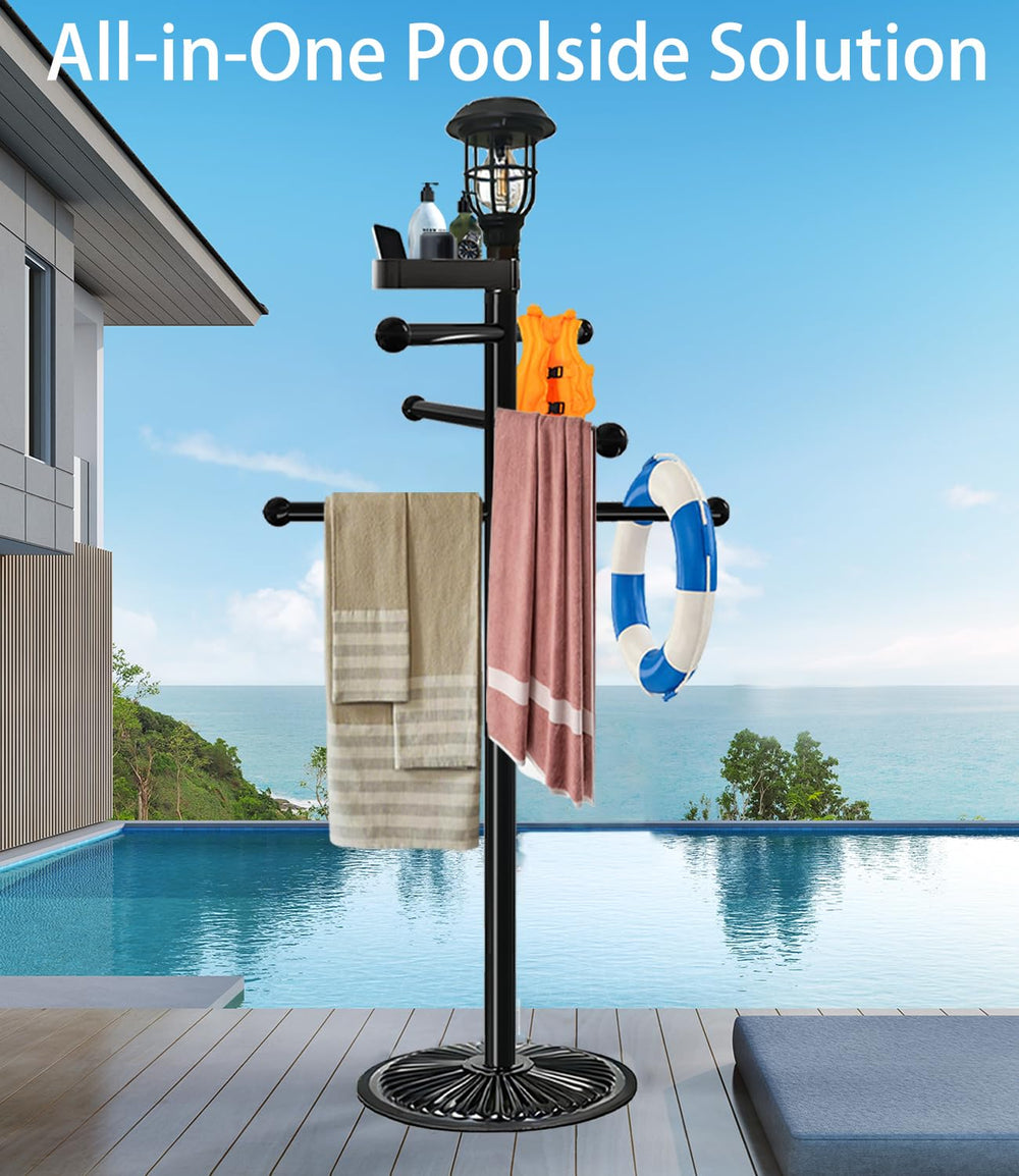 i365AMZ top tray with threaded solar light offering evening illumination