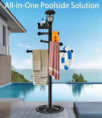 i365AMZ top tray with threaded solar light offering evening illumination