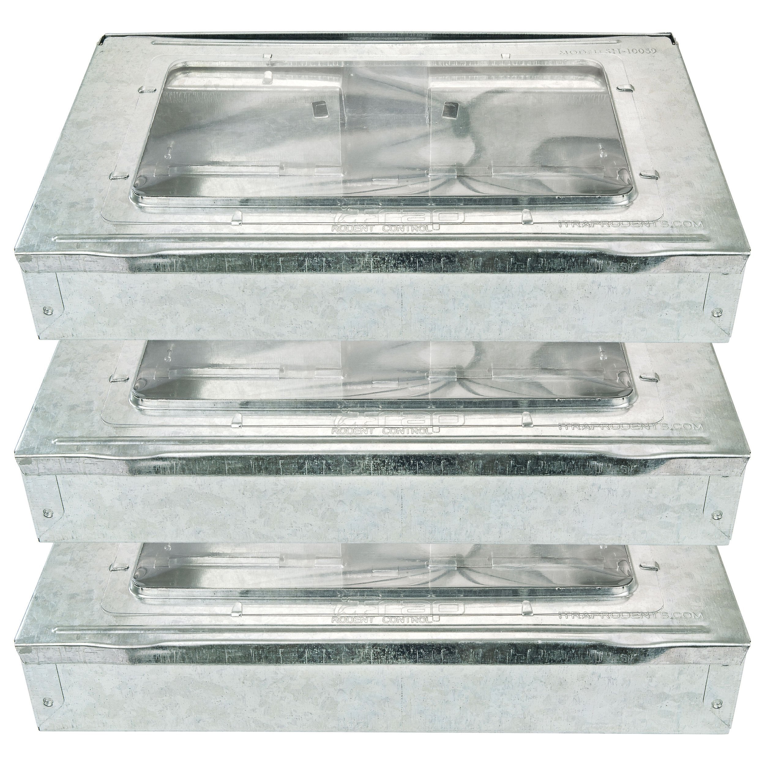 iTrap clear-top window close-up for quick visual inspection benefit