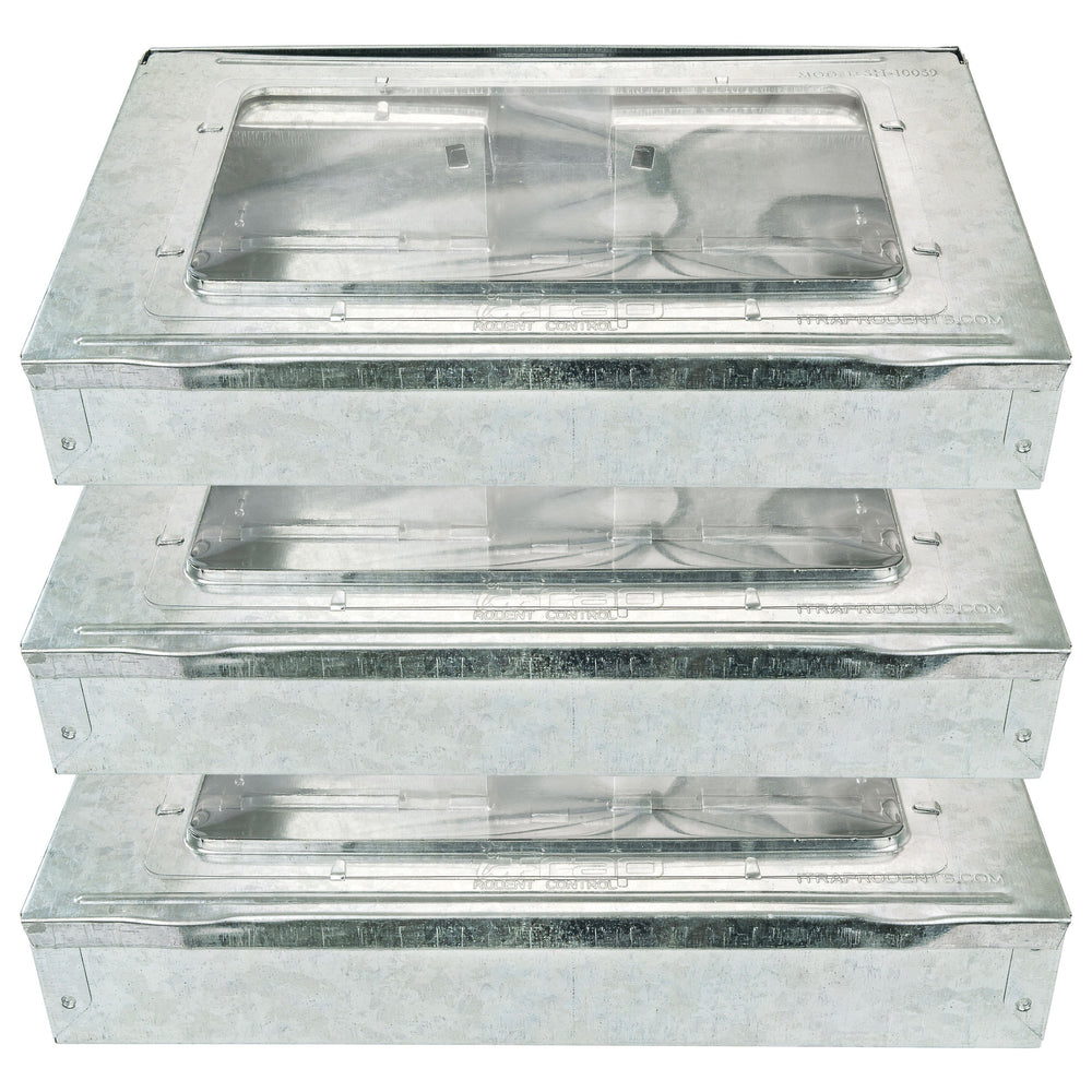 iTrap clear-top window close-up for quick visual inspection benefit
