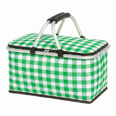 IACTIVE front view green grid showing roomy 30L capacity and design benefit