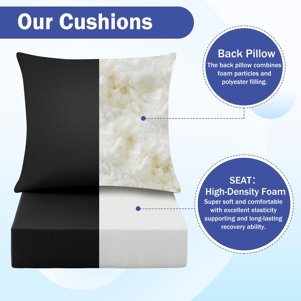 IASEAHK adjustable straps and ties detail ensuring cushions stay securely in place