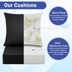 IASEAHK adjustable straps and ties detail ensuring cushions stay securely in place