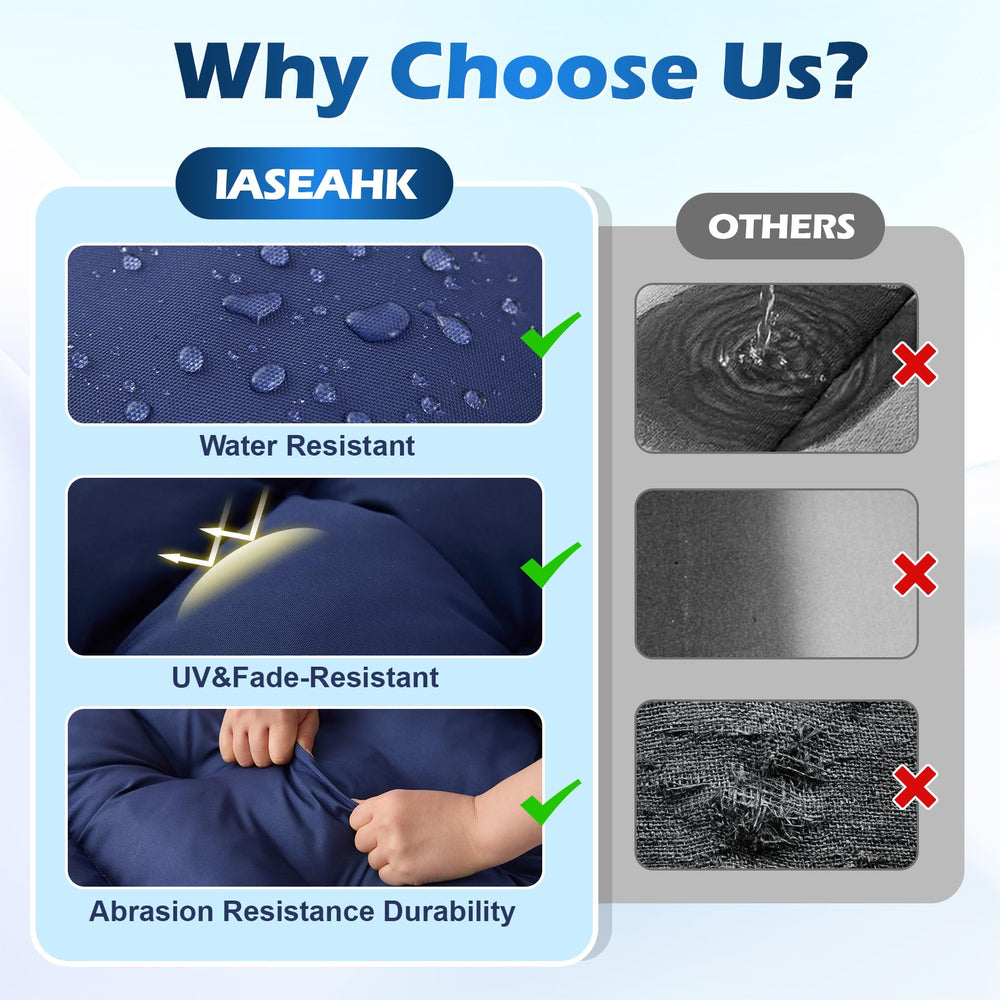 IASEAHK detailed 3D stitching close-up preventing filling migration