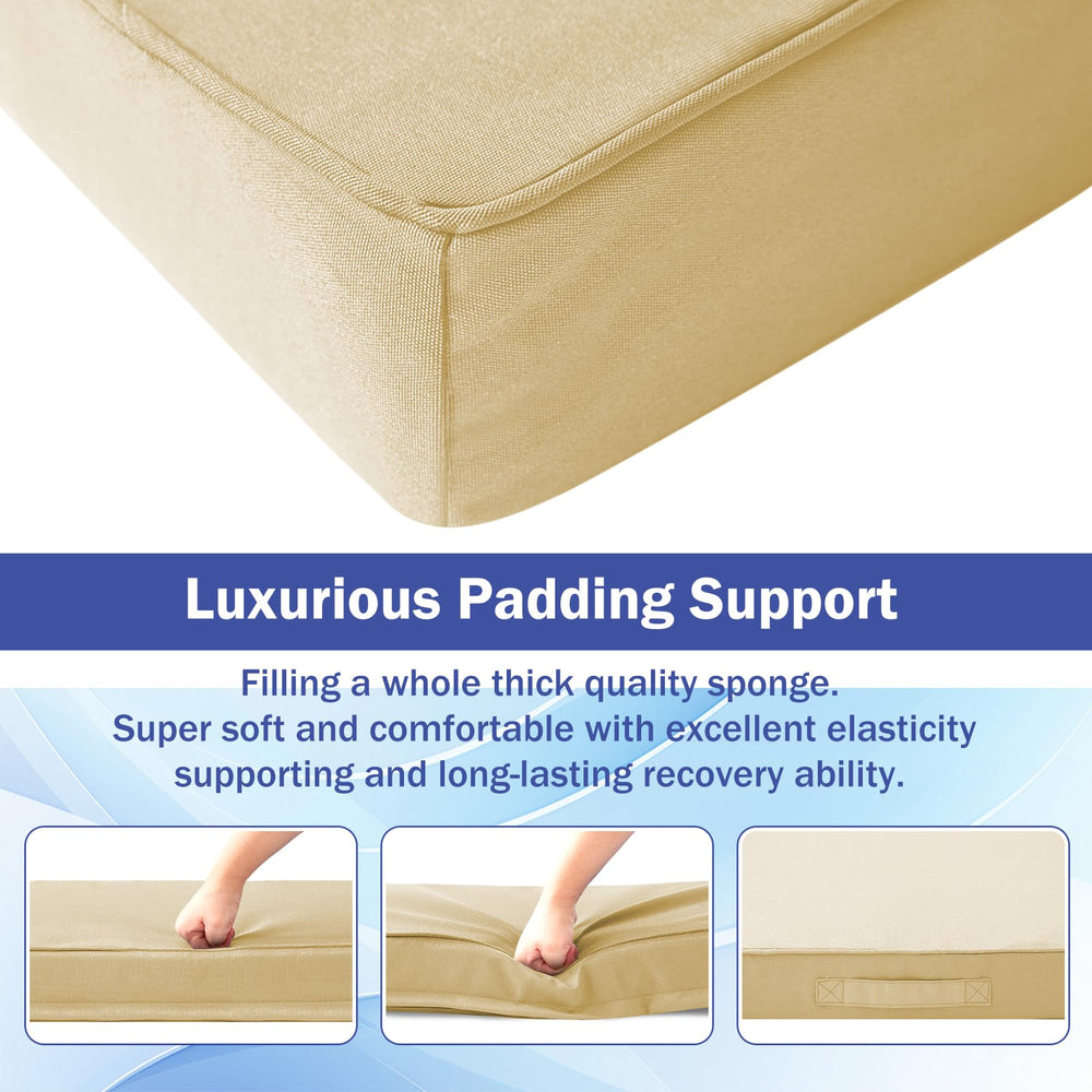 IASEAHK cutaway of 30D foam core demonstrating supportive, non-sagging comfort