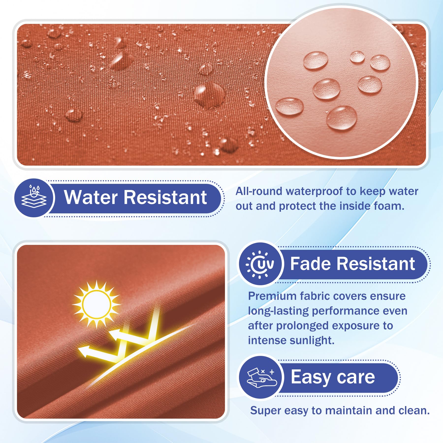 IASEAHK foam cross-section detail showing high-density support and anti-sag benefit