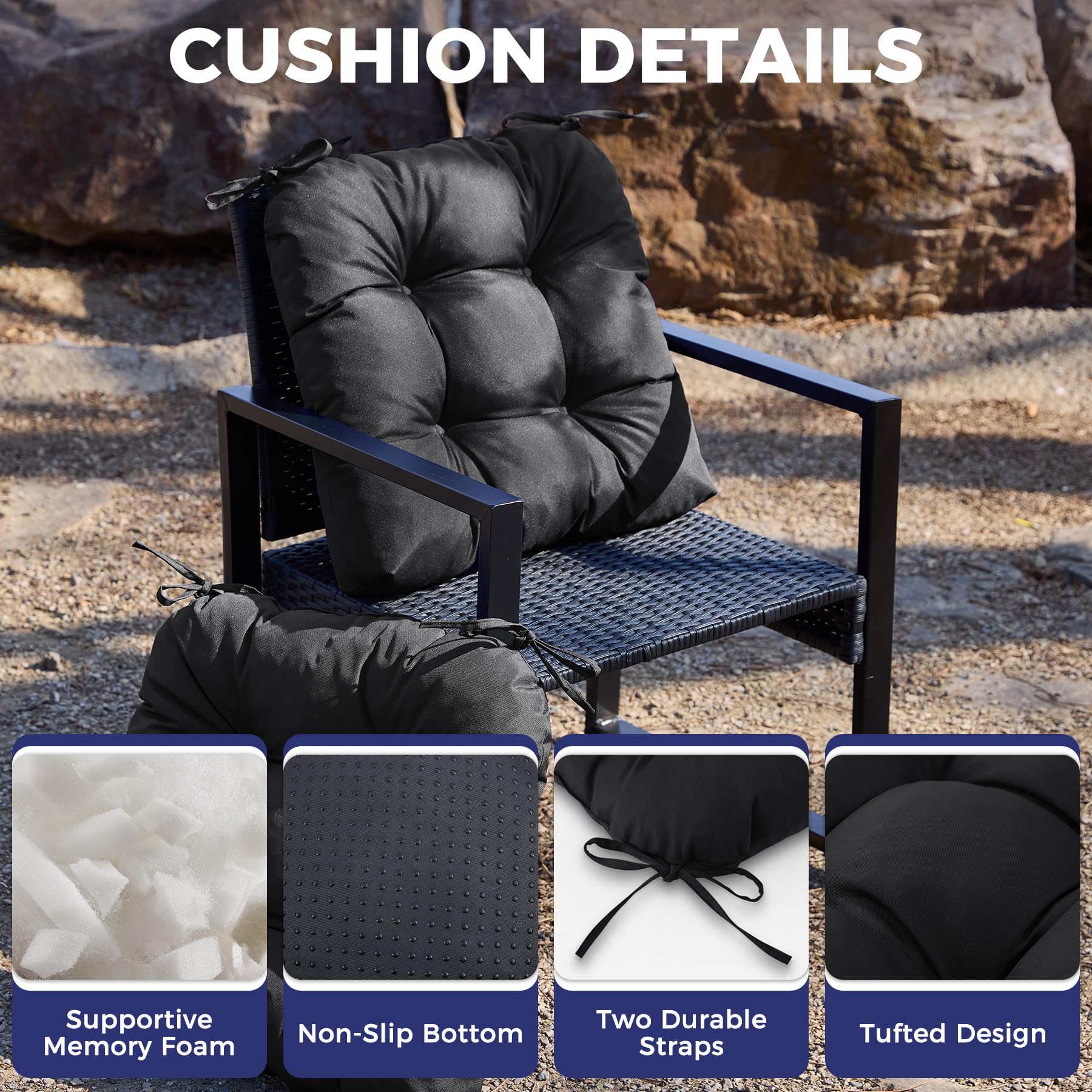 IASEAHK shredded-foam cross-section demonstrating supportive comfort and resilience