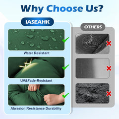 IASEAHK side profile highlighting 4.7-inch thick supportive cushioning for comfort