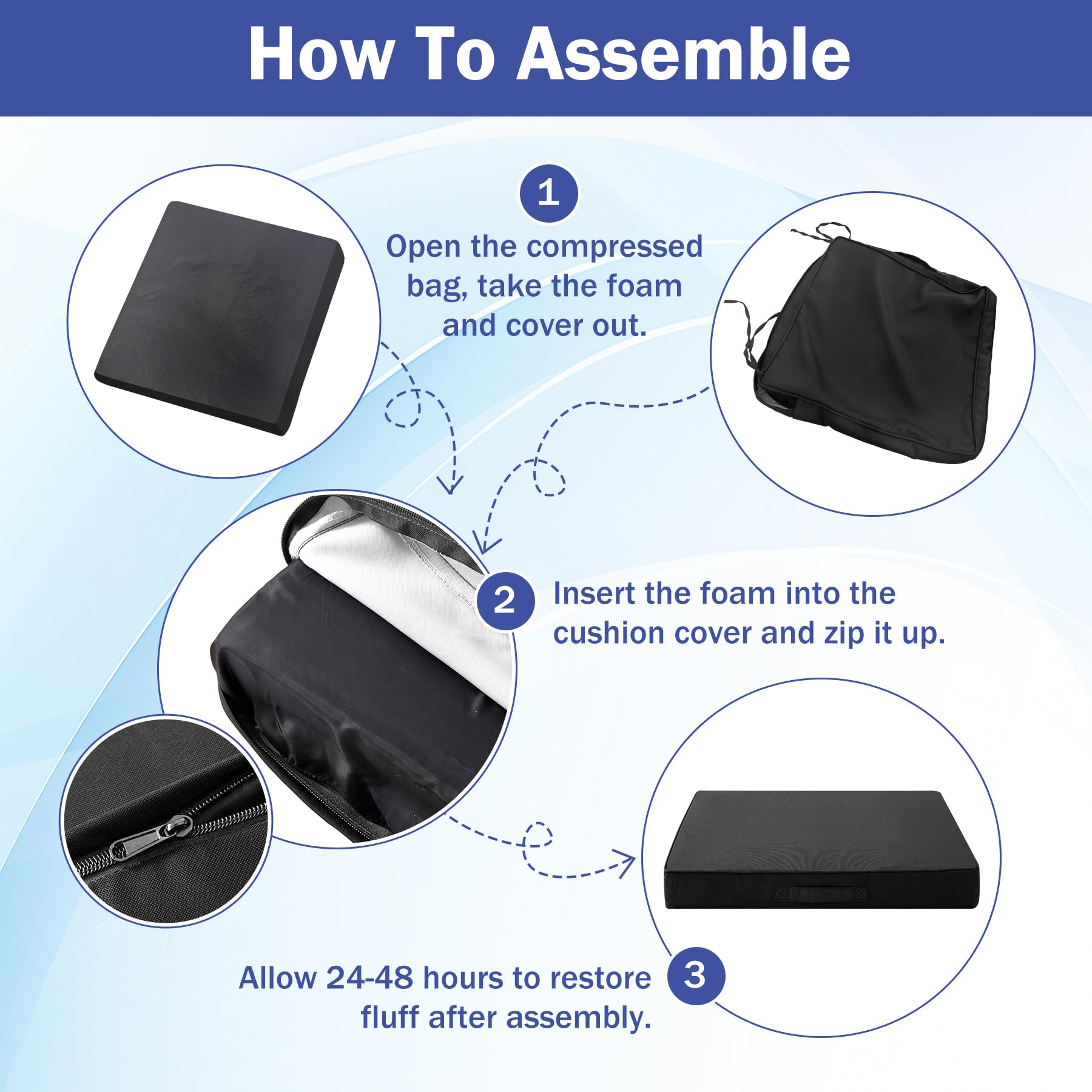 IASEAHK removable cover in washing machine demonstrating easy care and cleaning