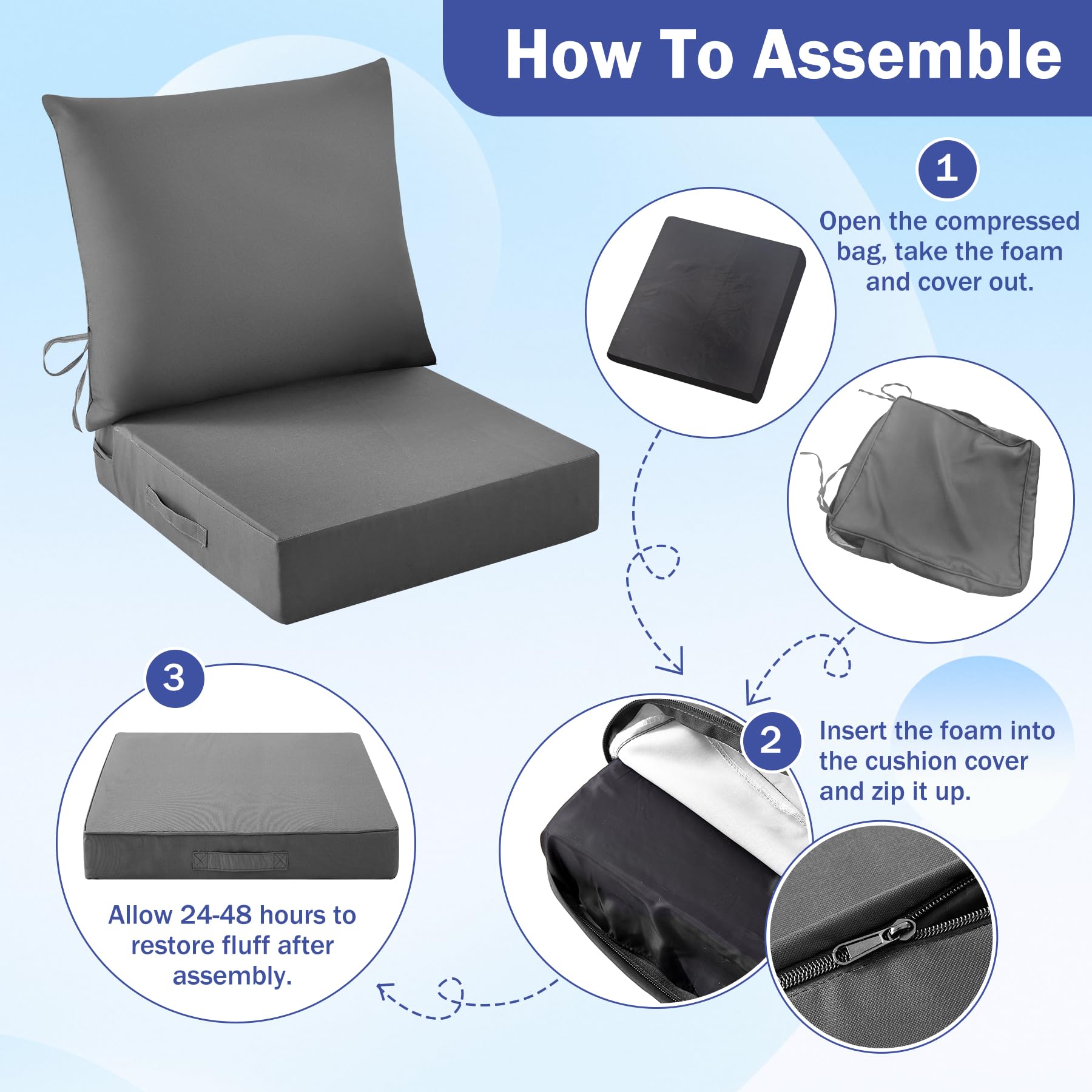 IASEAHK removed cover in washing machine to show machine-washable convenience