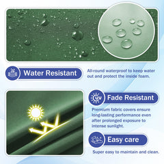 IASEAHK fabric texture shot showing waterproof Oxford weave durability